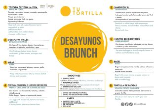 Hemos mejorado nuestra oferta de desayunos y brunch para seguiros complaciendo como siempre. Esperamos os guste.