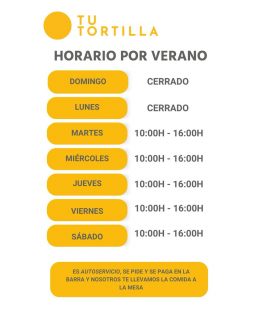 Pensando en vuestra comodidad y para ofreceros un mejor servicio durante los meses de verano, hemos actualizado nuestro horario.

Gracias por vuestra confianza. Seguimos trabajando para adaptarnos a vuestras necesidades y hacer que vuestra experiencia con nosotros sea cada vez mejor. ¡Os esperamos!